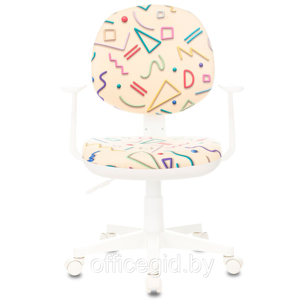 Кресло детское Бюрократ CH-W356AXSN, ткань, пластик, песочный - фото 2 - id-p188892408