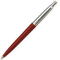 Ручка шариковая автоматическая "Parker Jotter Kensington Red CT", 0.7 мм, красный, серебристый, стерж. синий