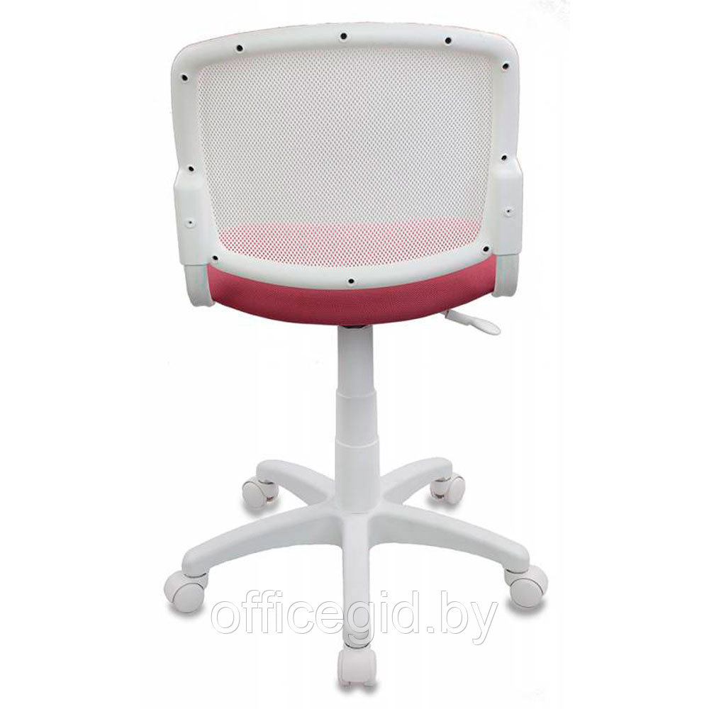 Кресло для детей Бюрократ "CH-W296NX/15-175", ткань, пластик, белый, розовый - фото 4 - id-p188892414