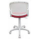 Кресло для детей Бюрократ "CH-W296NX/15-175", ткань, пластик, белый, розовый, фото 4