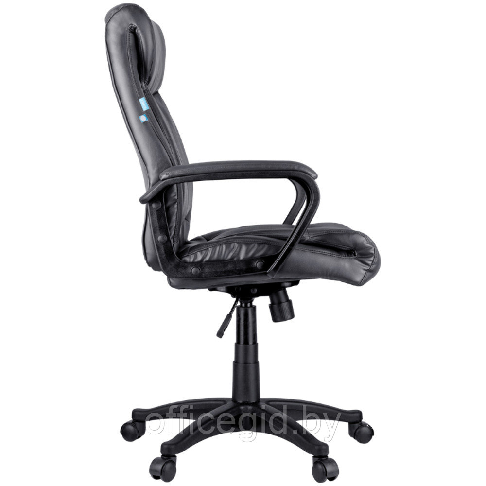 Кресло для руководителя Helmi "HL-E02 Income", экокожа, пластик, черный - фото 3 - id-p188893322