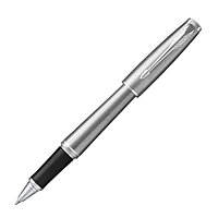 Ручка-роллер "Parker Urban Metro Metallic CT", 0,5 мм, серебристый, стерж. черный