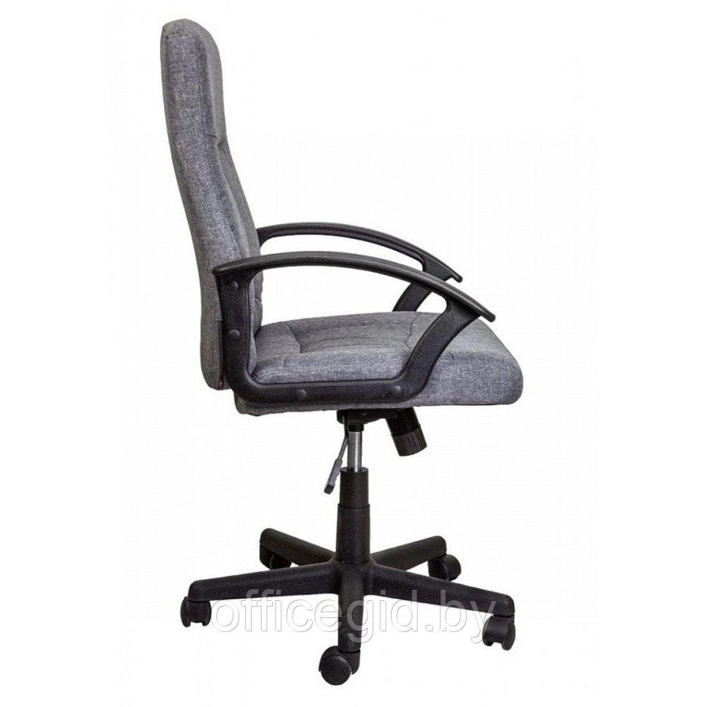 Кресло для руководителя "POLO", ткань, пластик, серый - фото 3 - id-p188893328