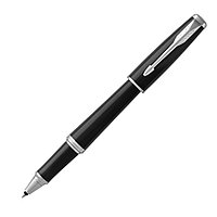 Ручка-роллер "Parker Urban Black Cab CT", 0.5 мм, черный, серебристый, стерж. черный