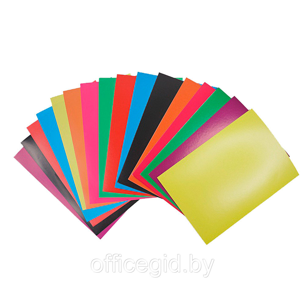 Набор картона и цветной бумаги "Чистюля", 16 листов - фото 2 - id-p188885966