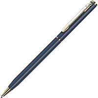 Ручка шариковая автоматическая "Slim", 0.7 мм, синий, золотистый, стерж. синий