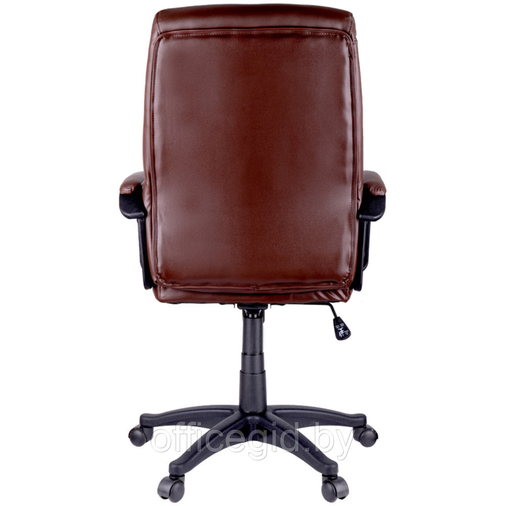 Кресло для руководителя Helmi "HL-E02 Income", экокожа, пластик, коричневый - фото 4 - id-p188893342