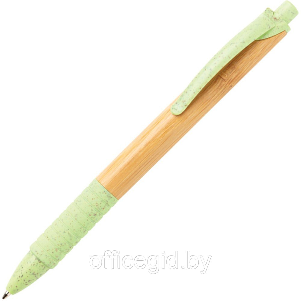Ручка шариковая автоматическая "P610.537", 1.0 мм, коричневый, светло-зеленый, стерж. синий - фото 1 - id-p188888784