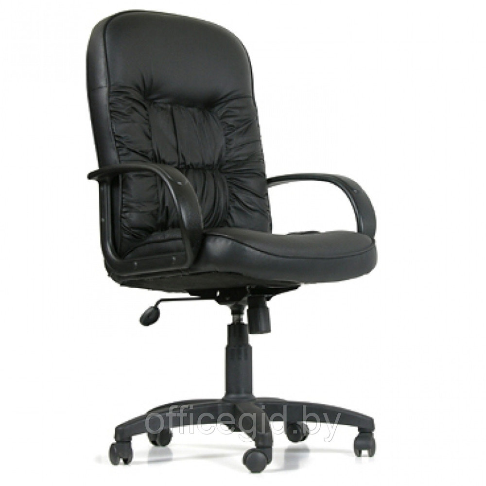 Кресло для руководителя "Chairman 416", экокожа, пластик, черный - фото 1 - id-p188893345