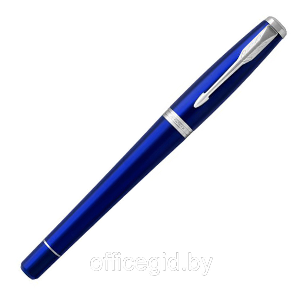 Ручка-роллер "Parker Urban Nightsky Blue CT" 0,5 мм, синий, серебристый, стерж. черный - фото 2 - id-p188888792