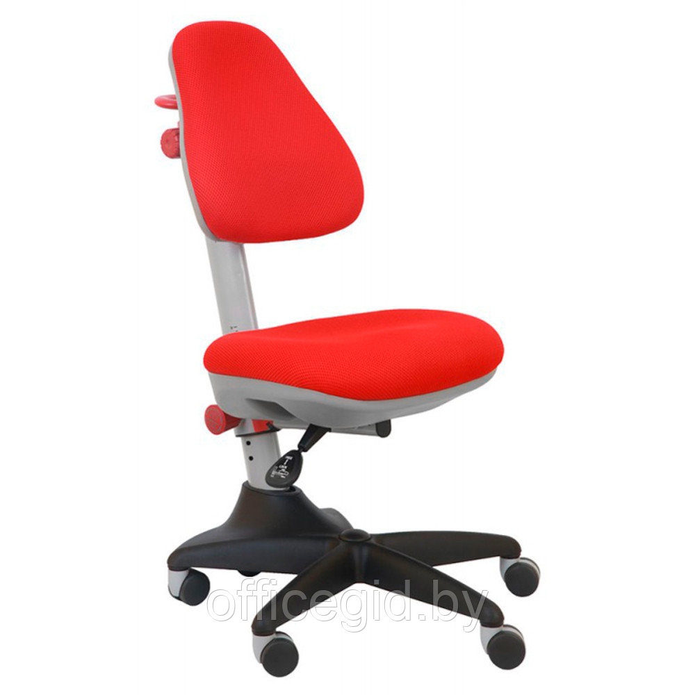 Кресло для детей "Бюрократ KD-2", ткань, пластик, красный