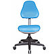 Кресло "Бюрократ KD-2", ткань, пластик, светло-голубой, фото 3