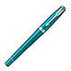 Ручка-роллер "Parker Urban Vibrant Blue CT", 0.5 мм, изумрудный, серебристый, стерж. черный, фото 2