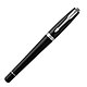 Ручка-роллер "Parker Urban Muted Black Chrome Trim", 0.5 мм, черный, серебристый, стерж. черный, фото 2