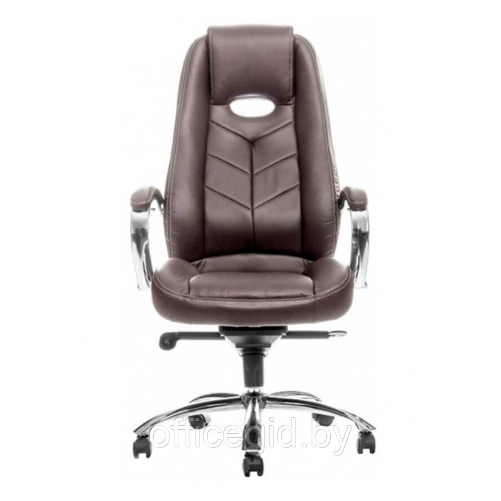 Кресло для руководителя EVERPROF "DRIFT PU", экокожа, металл, коричневый - фото 2 - id-p188893362