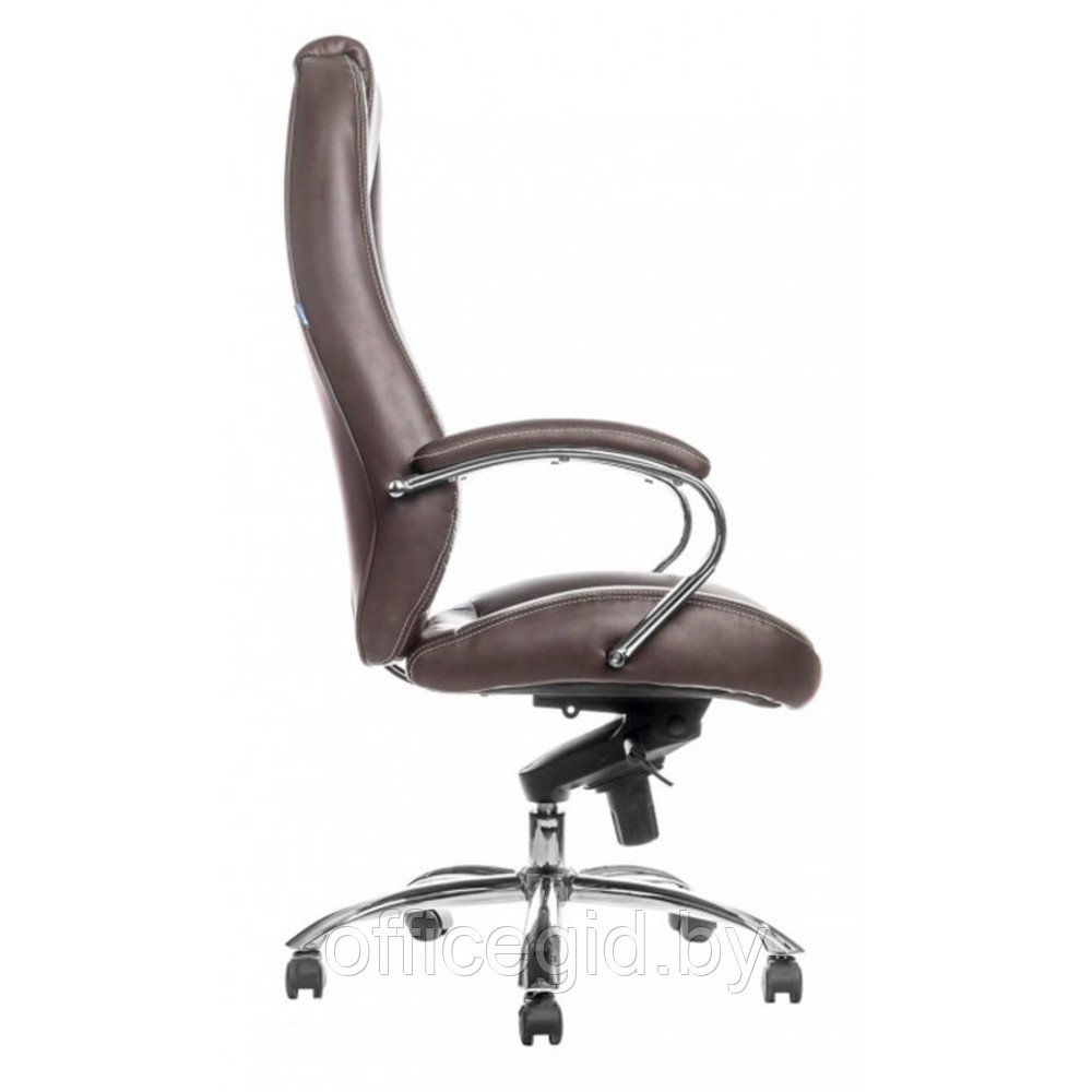 Кресло для руководителя EVERPROF "DRIFT PU", экокожа, металл, коричневый - фото 3 - id-p188893362