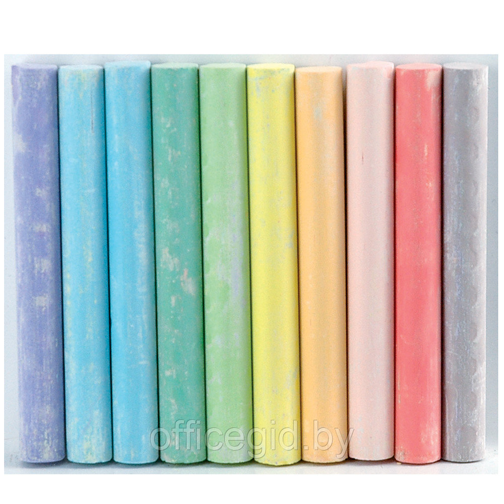 Мелки для доски круглые "Color Peps", 10 цветов, ассорти - фото 2 - id-p188886003