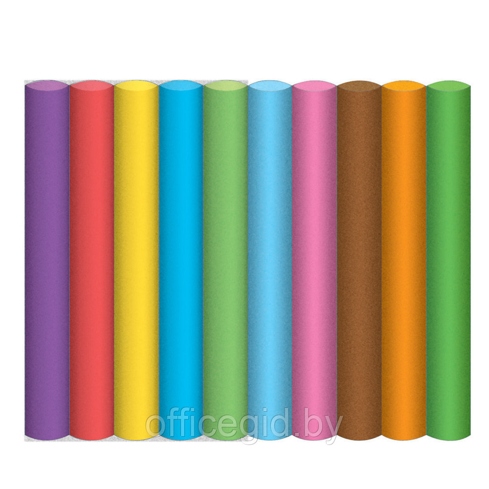 Мелки для доски круглые "Color Peps", 10 цветов, ассорти - фото 3 - id-p188886003