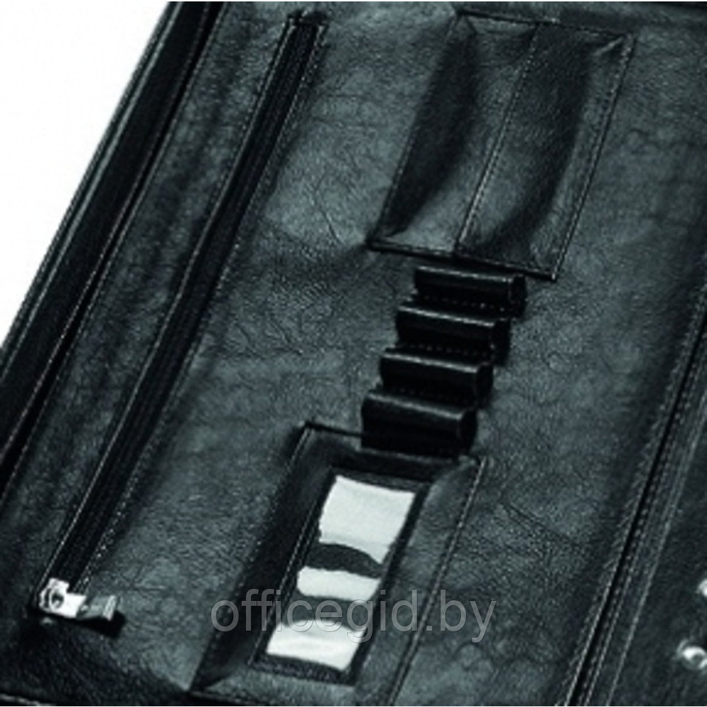 Папка-портфель "Panta Plast" на молнии, черный - фото 4 - id-p188887966