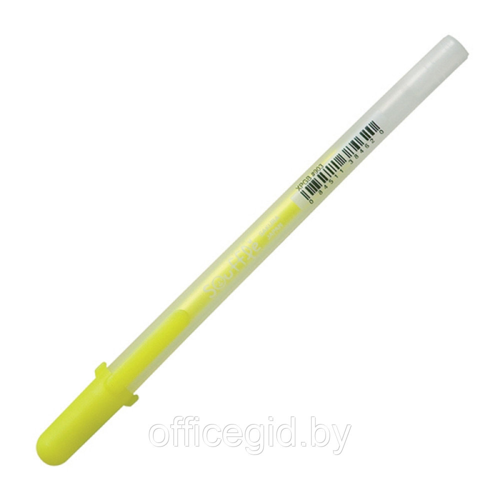 Ручка гелевая "GELLY ROLL SOUFFLE", 1.0 мм, прозрачный, стерж. желтый - фото 1 - id-p188885210