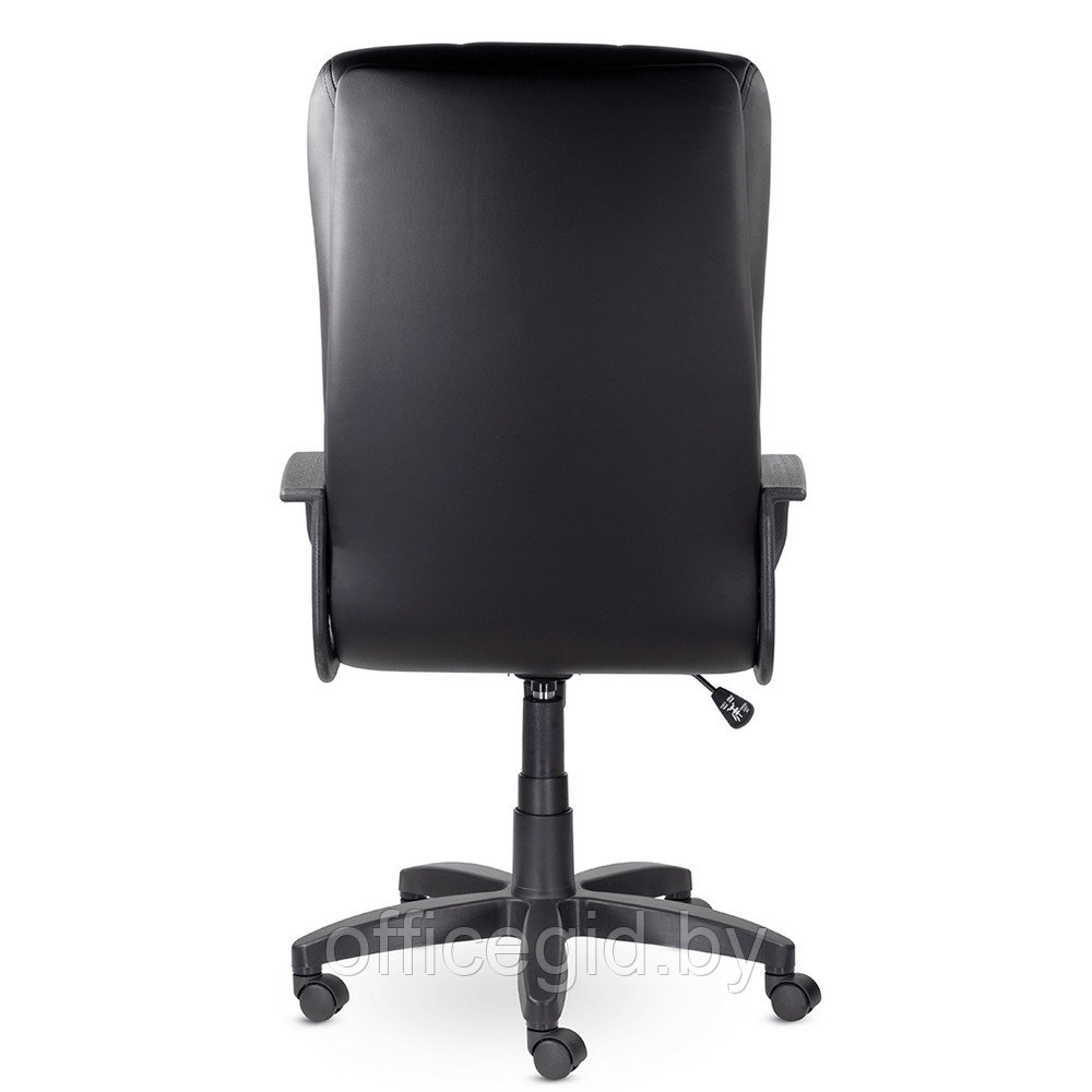 Кресло для руководителя UTFC Атлант В пластик, кожа К-01, черный - фото 4 - id-p188893391