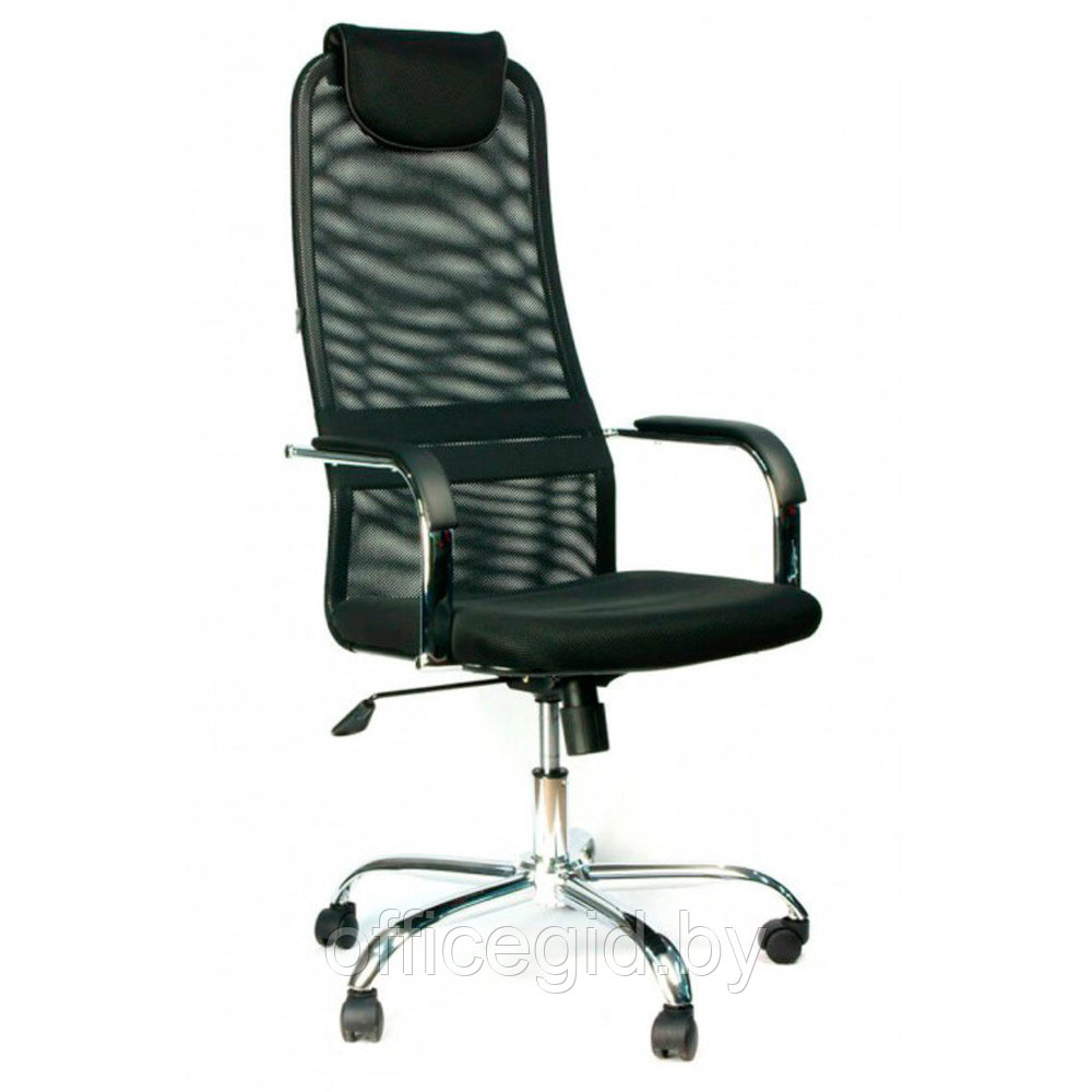 Кресло для руководителя "EVERPROF EP-708", ткань, металл, черный - фото 1 - id-p188893397