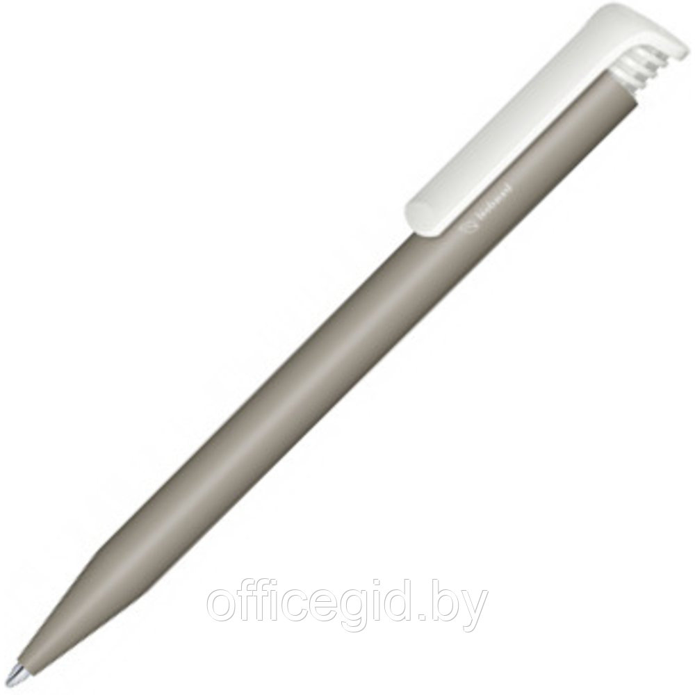 Ручка шариковая автоматическая "Senator Super Hit Bio", 1.0 мм, серый, белый, стерж. синий - фото 1 - id-p188888839