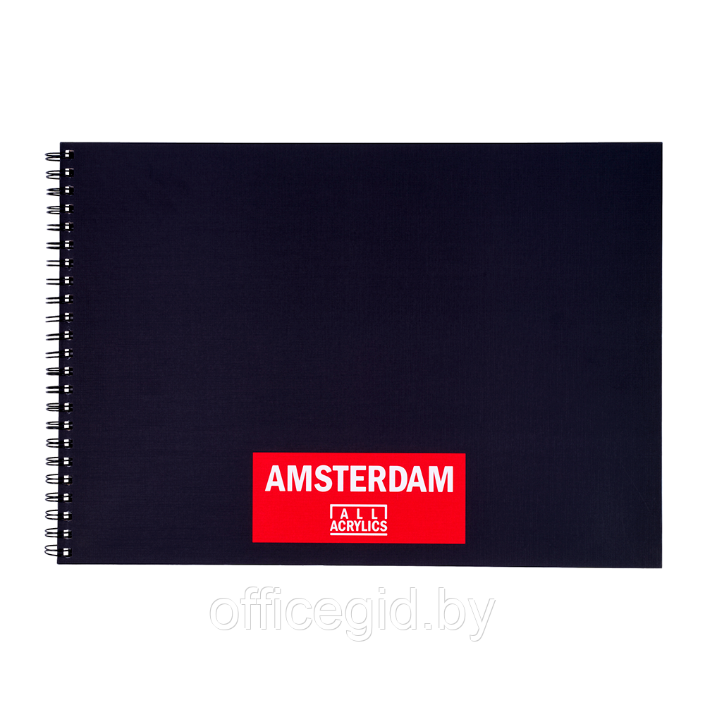 Скетчбук "Amsterdam", A3, 250 г/м2, 30 листов, черный