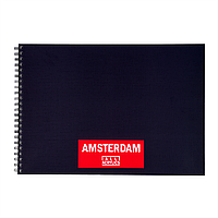 Скетчбук "Amsterdam", A3, 250 г/м2, 30 листов, черный