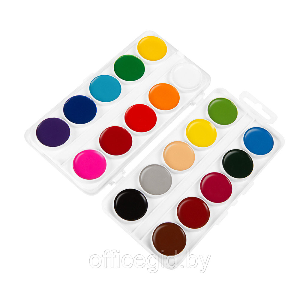 Краски акварельные "Мультики", 20 цветов, ассорти - фото 2 - id-p188886024