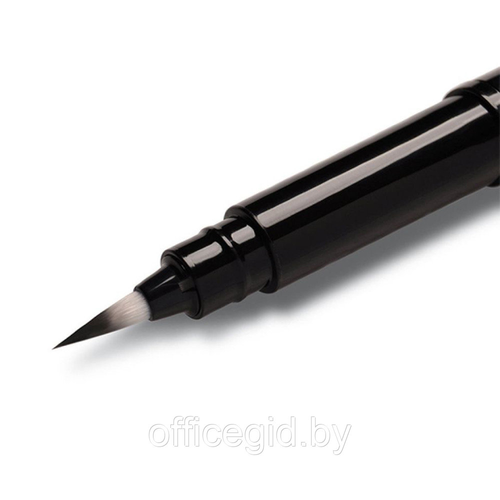 Кисть-ручка "Pocket Brush XGFKP" +2 картриджа, черный, блистер - фото 3 - id-p188885223