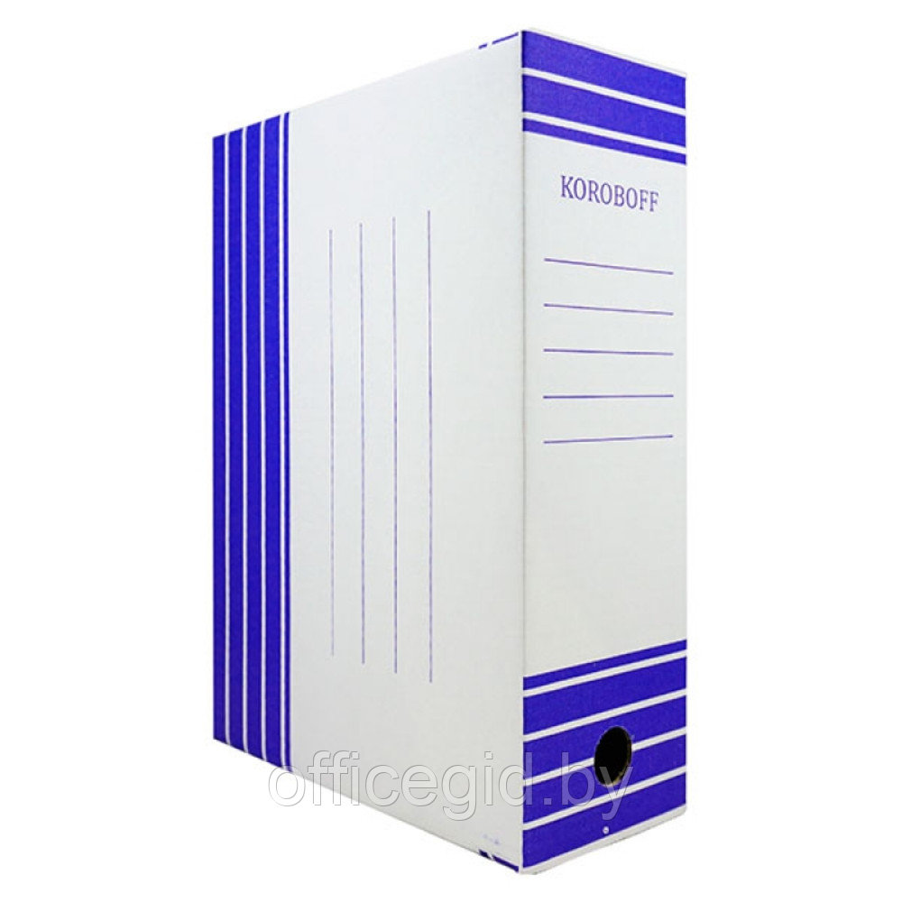 Коробка архивная "Koroboff", 150x322x240 мм, синий - фото 1 - id-p188887989