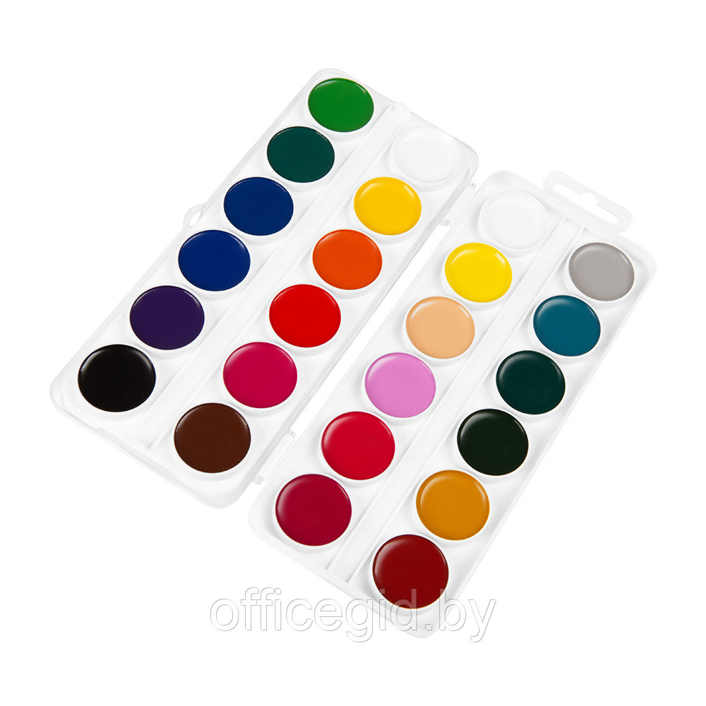 Краски акварельные "Пчёлка", 24 цвета, ассорти - фото 2 - id-p188886035