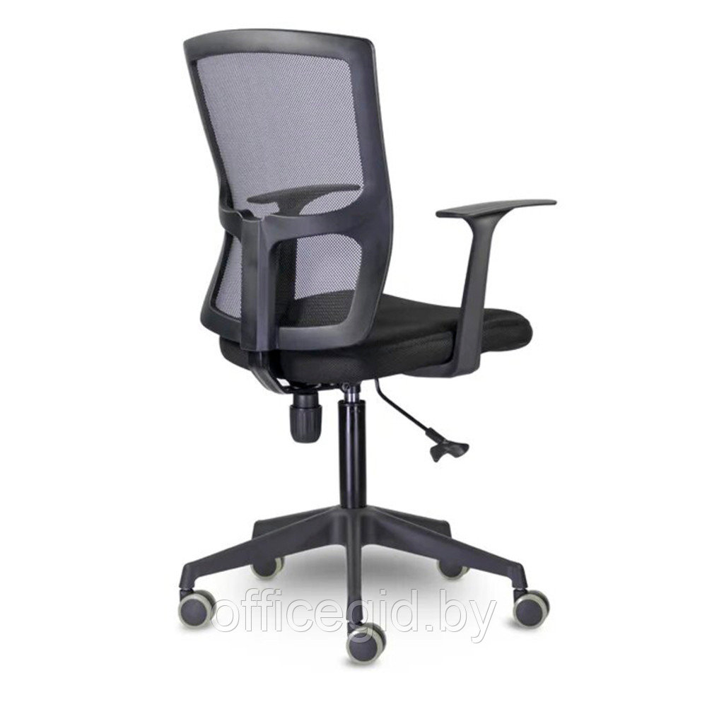 Кресло для персонала UTFC Стэнфорд СН-501 пластик, ткань/сетка, черный - фото 3 - id-p188893414