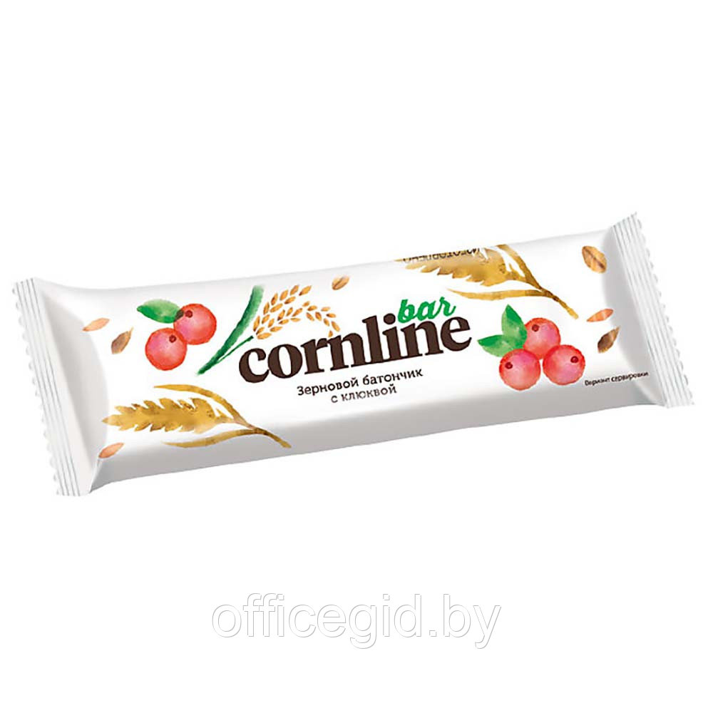 Батончик "Cornline", 30 г, с клюквой