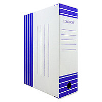 Коробка архивная "Koroboff", 100x322x240 мм, синий