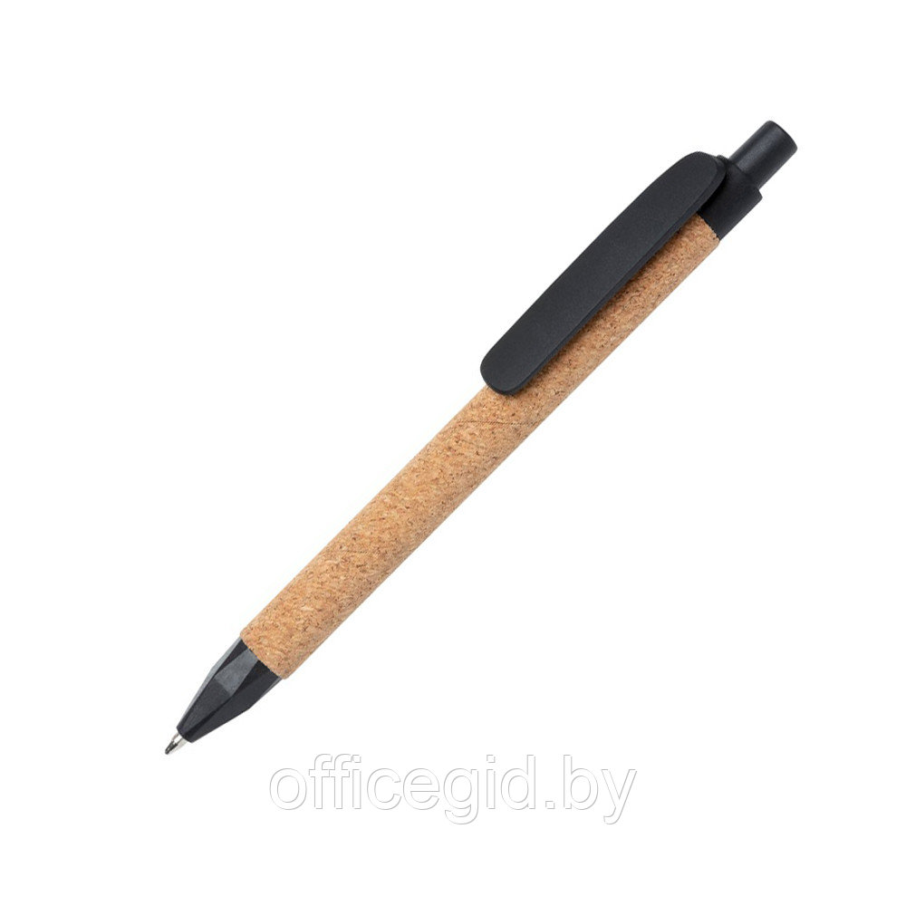 Ручка шариковая автоматическая "Write", 1.0 мм, коричневый, черный, стерж. синий - фото 1 - id-p188888877