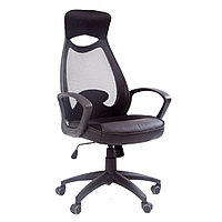Кресло для руководителя "CHAIRMAN 840" ткань, пластик, черный