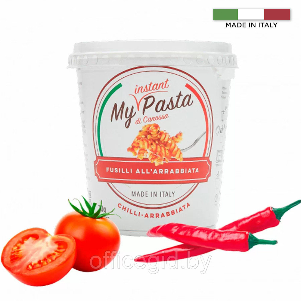 Паста фузилли "My instant pasta" с соусом арабьята, 70г - фото 1 - id-p188891603