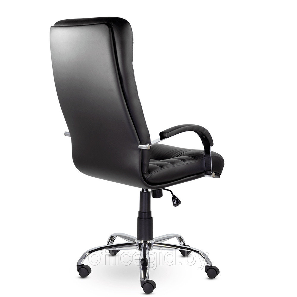 Кресло для руководителя UTFC Орион В хром, экокожа, черный - фото 3 - id-p188893436