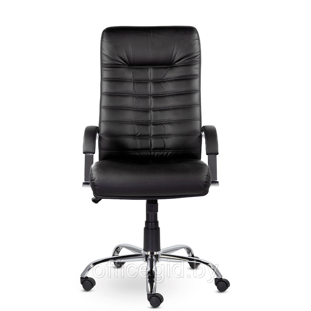 Кресло для руководителя UTFC Орион В хром, экокожа, черный - фото 5 - id-p188893436