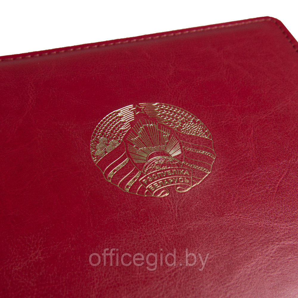 Папка на подпись с гербом, бордовый - фото 4 - id-p188888014