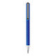 Ручка шариковая автоматическая Xindao "X3.1", 1.0 мм, синий, серебристый, стерж. синий, фото 3