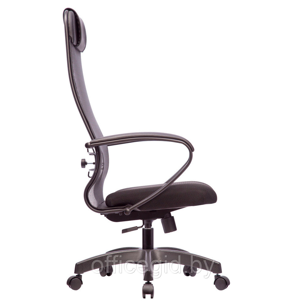 Кресло для руководителя "Metta SU-1-BP", сетка, пластик, темно-серый - фото 3 - id-p188893443