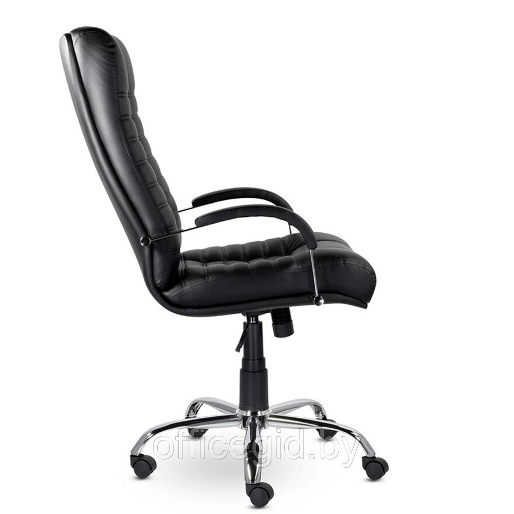 Кресло для руководителя UTFC Атлант В хром, экокожа S0401, черный - фото 2 - id-p188893444
