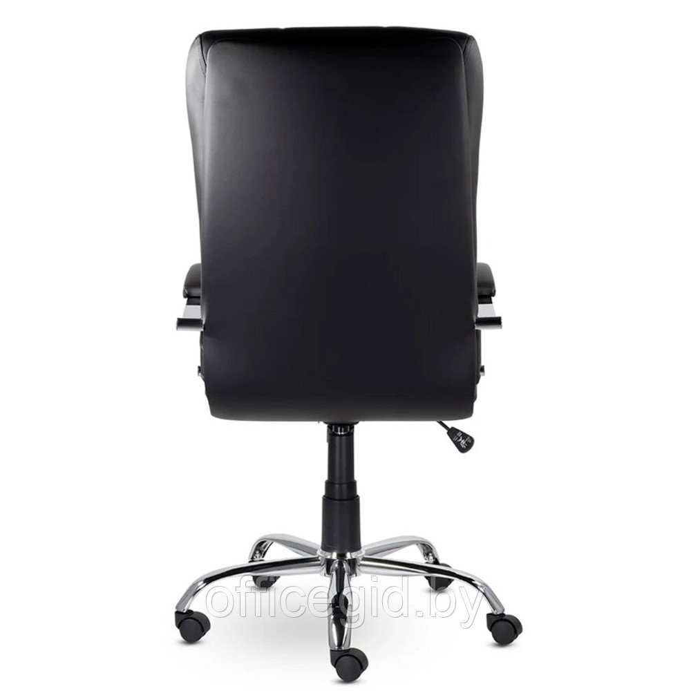 Кресло для руководителя UTFC Атлант В хром, экокожа S0401, черный - фото 4 - id-p188893444