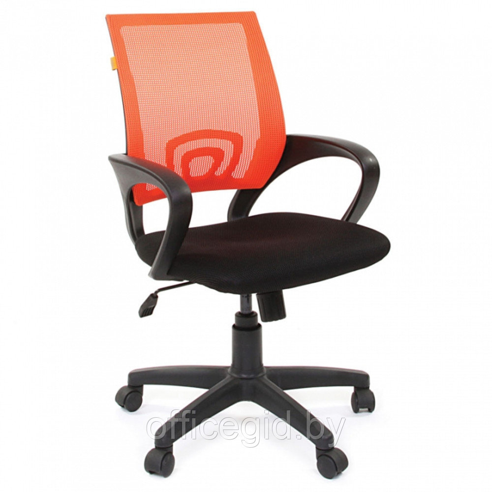 Кресло для персонала "Chairman 696", ткань, пластик, оранжевый - фото 1 - id-p188893469