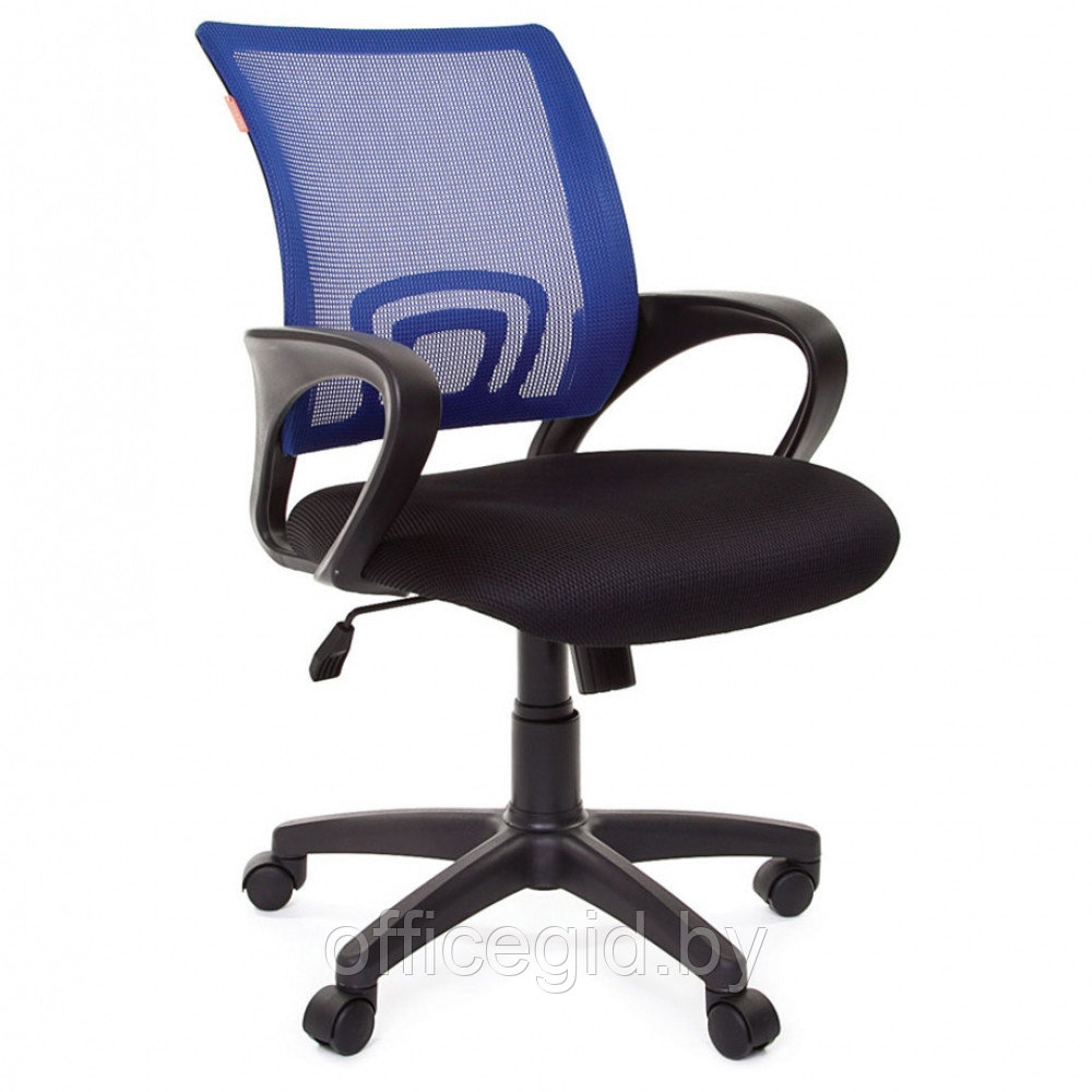 Кресло для персонала "Chairman 696", ткань, пластик, серая сетка - фото 4 - id-p188893470