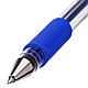 Ручка гелевая "Office Space", 0.5 мм, прозрачный, стерж. синий, фото 2
