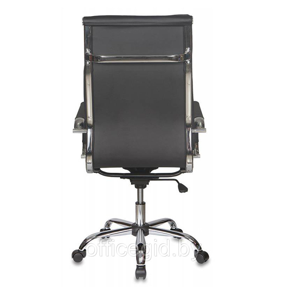 Кресло для руководителя "Бюрократ CH-993" высокая спинка, кожзам, хром, черный - фото 2 - id-p188893482